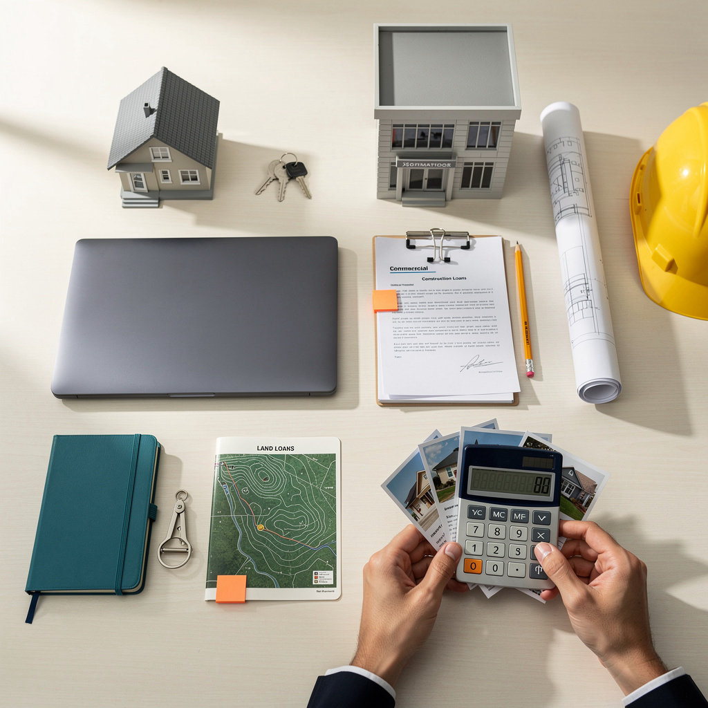 Brentwood Pacific Financial professional loan products overview - hard money, fix-and-flip, construction, FHA, VA, commercial, and land financing solutions